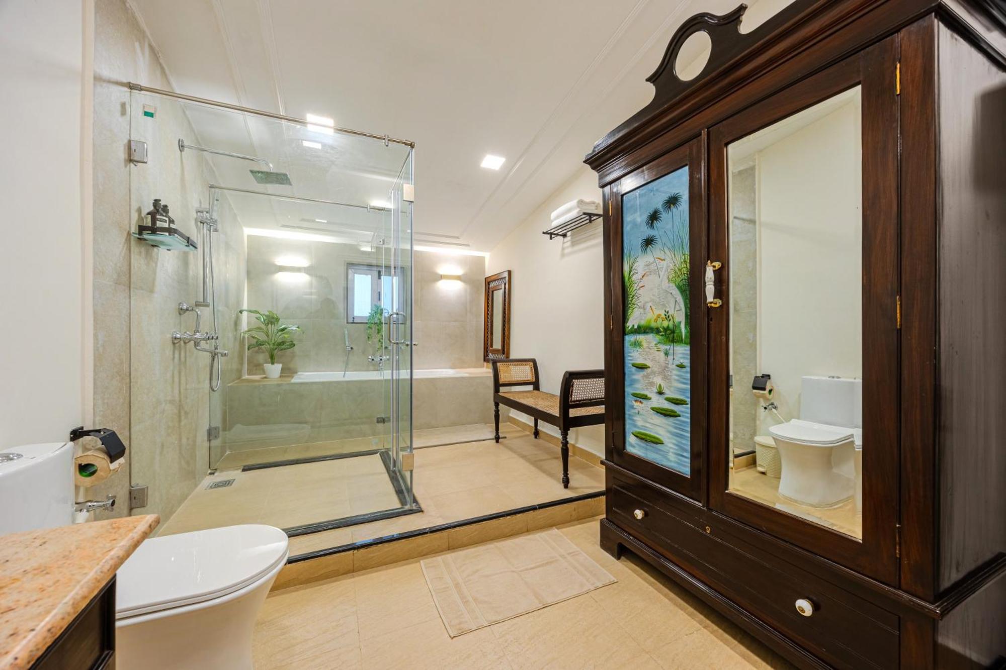 Elivaas 4 Bhk Villa Near Beach With Private Pool & Bar - Casa Boa Vida Candolim Extérieur photo
