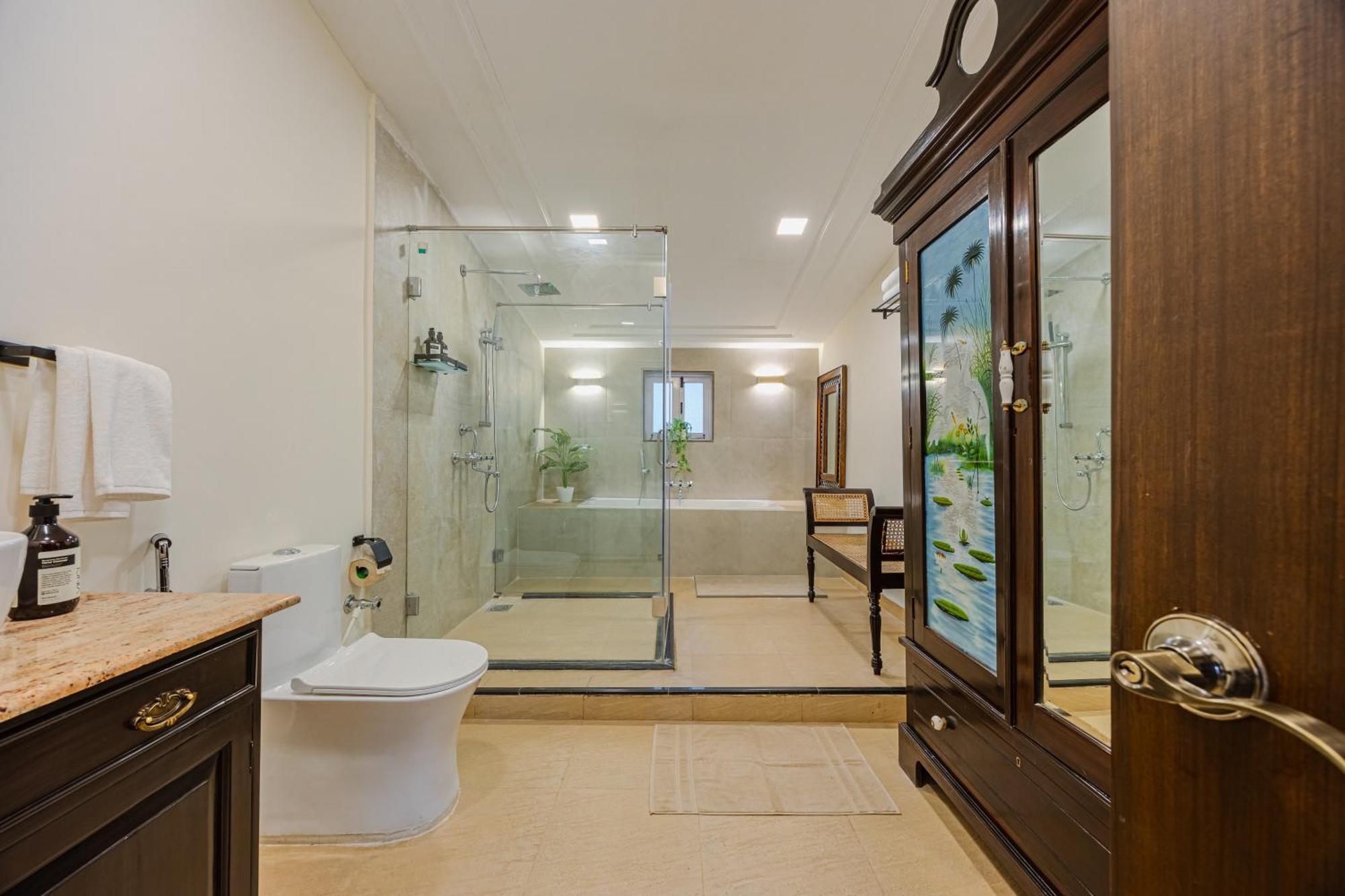 Elivaas 4 Bhk Villa Near Beach With Private Pool & Bar - Casa Boa Vida Candolim Extérieur photo