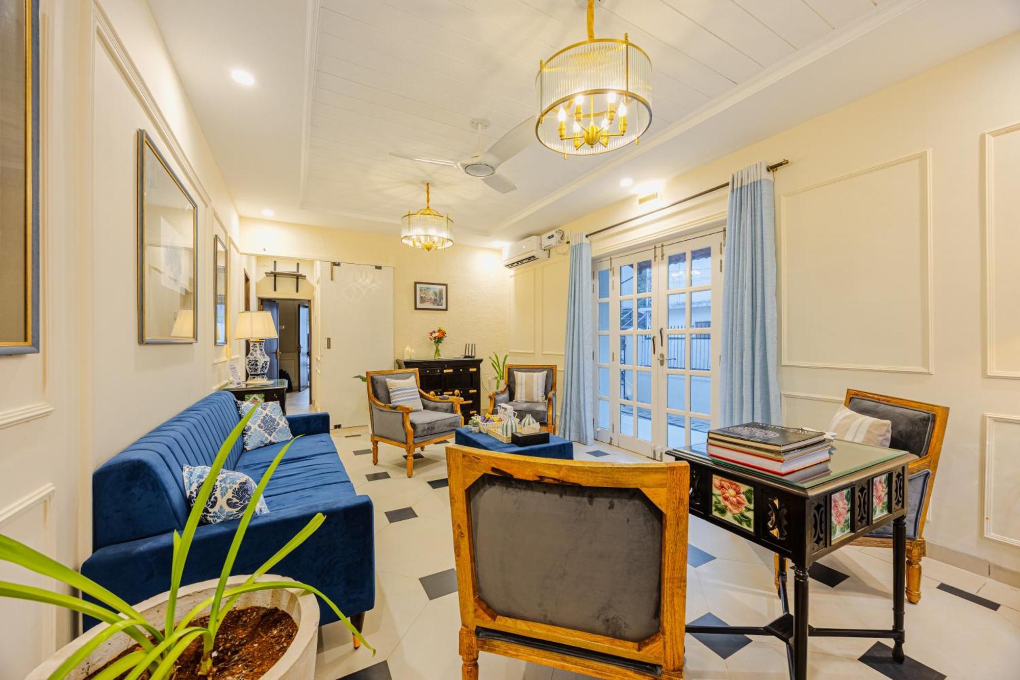 Elivaas 4 Bhk Villa Near Beach With Private Pool & Bar - Casa Boa Vida Candolim Extérieur photo